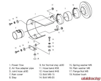 HKS RS ZZW30 1ZZ-FE Toyota MR2 | Spyder 2000-2007 - 70020-AT109