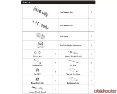 HKS HM S-Style X E52 Full Kit Nissan Quest 2011-2016 - 80120-AN201