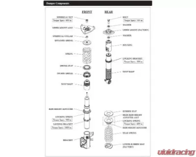 HKS HM S-Style X E52 Full Kit Nissan Quest 2011-2016 - 80120-AN201