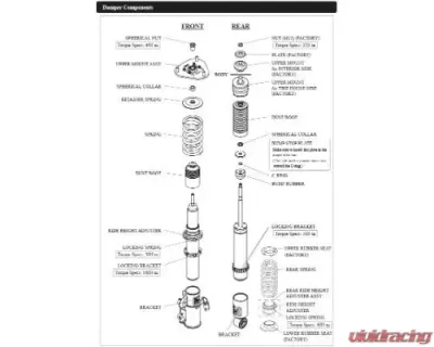 HKS HM S-Style X ZVW4W Full Kit Toyota Prius V 2012-2017 - 80120-AT217