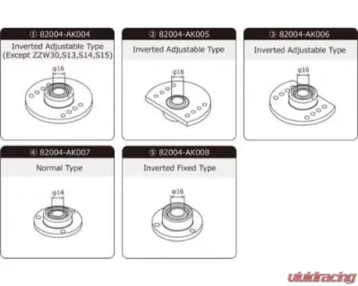 HKS Inverted Adjustable Spherical Bearing Type3 - 82004-AK006