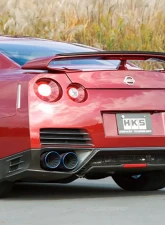 HKS Racing Muffler w/ Silencer Nissan GT-R R35 2008+                                     - 31008-KN002 - Image 2