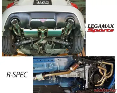 HKS Super Exhaust System (SMC R-Spec + Legamax Sports) Toyota | Subaru 2012-2016 - 32025-AT002