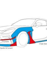HKS Type-R Base Body Kit Toyota GR86 2022                                     - 53004-AT028 - Image 5