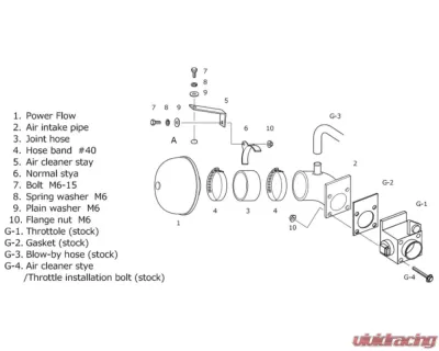 HKS Super Power Flow Intake Subaru Pleo 1998-1999 - 70019-AF101