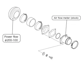 HKS Super Power Flow Intake Subaru 1998-2001