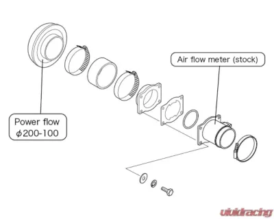 HKS Super Power Flow Intake Subaru 1998-2001 - 70019-AF102