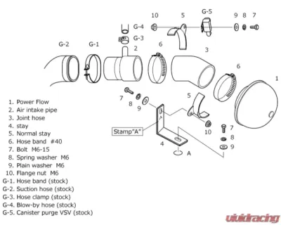 HKS Super Power Flow Intake Suzuki | Nissan | Mazda 2001-2006 - 70019-AS105