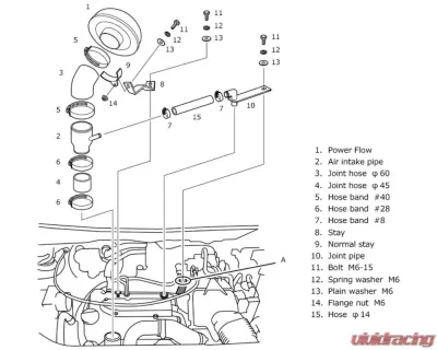 HKS Super Power Flow Intake Suzuki 2006-2013 - 70019-AS109