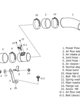 HKS Racing Suction Intake Subaru Impreza WRX STI 2007-2014                                     - 70020-AF105 - Image 2