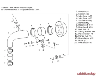 HKS Racing Suction Intake Honda N-One | N-WGN 2012-2020 - 70020-AH106