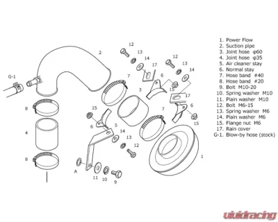 HKS Racing Suction Intake Honda S660 2015-2019 70020-AH108