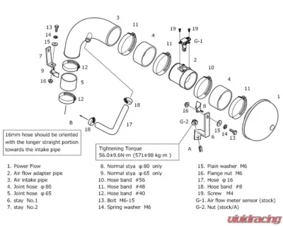 HKS Racing Suction Intake Toyota Alphard | Vellfire GGH20W 2008-2015 - 70020-AT112