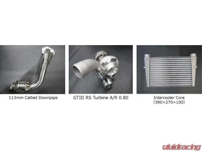 HKS GTIII-RS Bolt On Turbo Kit Subaru BRZ | Toyota GR86 2022 - 11001-KT007