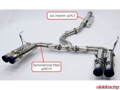 HKS LEGAMAX Sport Exhaust Subaru WRX S4 2021 - 31021-AF026
