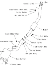 HKS Urban Matte Edition Super Turbo Muffler Nissan Skyline GT-R GF-BNR34 RB26DETT 1999-2002                                     - 31029-AN013 - Image 2