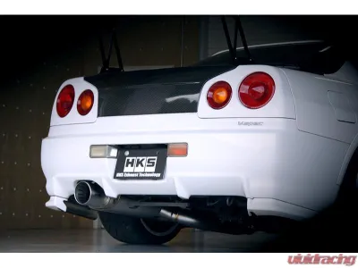 HKS Urban Matte Edition Super Turbo Muffler Nissan Skyline GT-R GF-BNR34 RB26DETT 1999-2002 - 31029-AN013