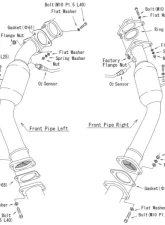 HKS Suspension Front Pipe w/Cat Infiniti Q50 | Q60 VR30DDTT 2017+                                     - 33006-KN001 - Image 2