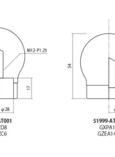 HKS Carbon Shift Knob GXPA16/GZEA14H Toyota GR Yaris | GR Corolla 2020-2024                                     - 51999-AT002 - Image 3