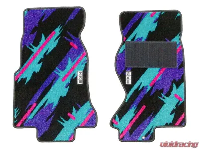 HKS Front Set RHD CT9A Non-MR 50th Anniversary Floor Mat Oil Color Mitsubishi Evolution VII | VIII | IX 2001-2007 - 53001-AM001