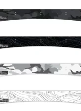 Prinsu Design Studio Wind Deflector Decal Black Topographical Toyota Tacoma 2016+                                     - 600-000-028-001 - Image 2