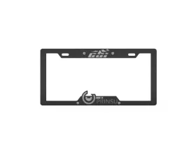 Prinsu Design Studio Black & Gray License Plate Cover