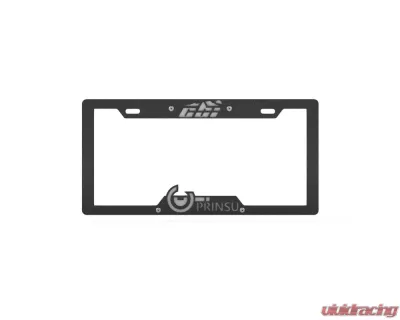 Prinsu Design Studio Black & Gray License Plate Cover - 600-000-000-145