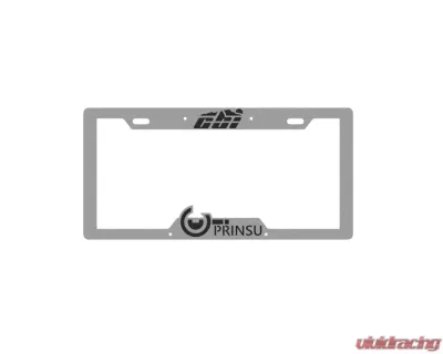Prinsu Design Studio Gray & Black License Plate Cover - 600-000-000-146