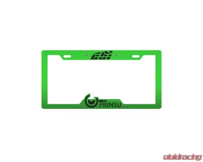 Prinsu Design Studio Green & Black License Plate Cover - 600-000-000-148