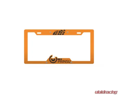 Prinsu Design Studio Orange & Black License Plate Cover - 600-000-000-149
