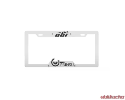 Prinsu Design Studio White & Black License Plate Cover - 600-000-000-151