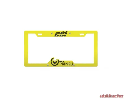 Prinsu Design Studio Yellow & Black License Plate Cover - 600-000-000-152