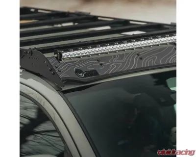 Prinsu Design Studio Wind Deflector Decal Black Topographical 4th Gen Toyota 4Runner 2003-2009 - 600-000-028-009