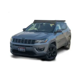 Prinsu Design Studio Pro Light Bar Cutout Roof Rack for Jeep Compass 2018-2025