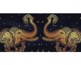 Under The Sun Inserts Golden Elephants Grill Inserts Jeep Gladiator JT | Wrangler JL 2018+