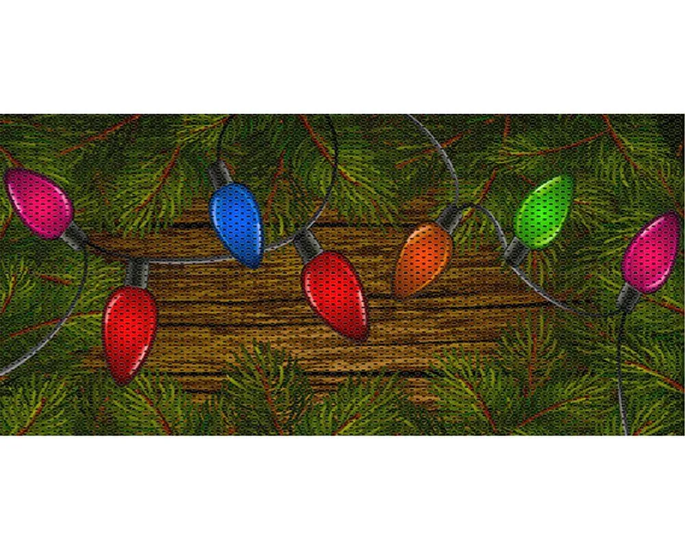 Under The Sun Inserts Holiday Lights Grill Inserts Jeep Gladiator 2020+ - INSRT-HLDLGTS-JT