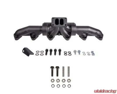 ATS Diesel Performance Pulse Flow Exhaust Manifold Kit 3-Pc T3 With Turbo Flange Hardware Cummins 5.9L 1994-1998 - 204-910-2164
