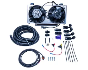 ATS Diesel Performance ATS Universal Transmission Cooler Kit 19 Row w/ Dual Fan 1/2 Inch Lines