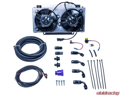 ATS Diesel Performance ATS Universal Transmission Cooler Kit 19 Row w/ Dual Fan 3/8 Inch Lines - 310-903-3000