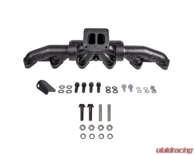 ATS Pulse Flow Exhaust Manifold Kit 3-Pc T4 w/ Turbo Flange Hardware Dodge 12V 5.9L Cummins 1994-1998 - 204-911-2164