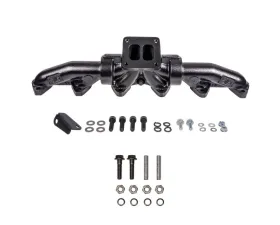 ATS Pulse Flow Exhaust Manifold 3-Pc T4 w/ Turbo Flange Hardware Dodge 5.9L 24V Cummins 1998-2002