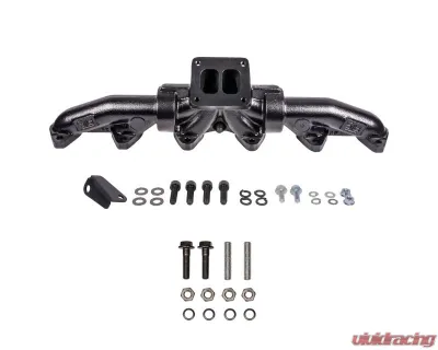 ATS Pulse Flow Exhaust Manifold 3-Pc T4 w/ Turbo Flange Hardware Dodge 5.9L 24V Cummins 1998-2002 - 204-911-2218