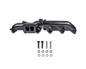 ATS Pulse Flow Exhaust Manifold Kit 2-Pc T4 w/ Turbo Flange Hardware Dodge 5.9L Cummins 2003-2007
