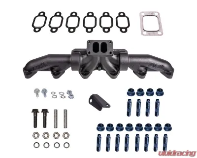 ATS Pulse Flow Exhaust Manifold Kit 3-Pc T3 w/ Gaskets Premium Hardware Dodge 5.9L Cummins 1994-1998 - 204-950-2164