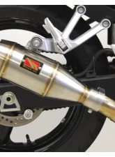 Competition Werkes Full Black GP Slip-On Exhaust Suzuki SV650 2003-2009                                     - WS1002-BV - Image 2