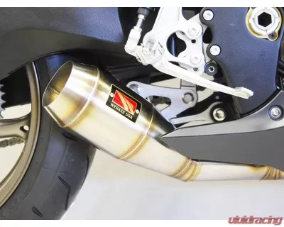 Competition Werkes Full Black GP Slip-On Exhaust Suzuki GSX-R1000 2009-2011 - WS1006R-BV