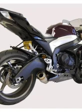 Competition Werkes Full Black GP Slip-On Exhaust Suzuki GSX-R1000 2009-2011                                     - WS1006R-BV - Image 3