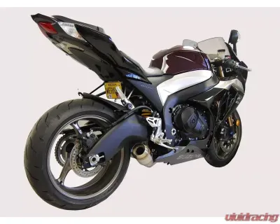 Competition Werkes Full Black GP Slip-On Exhaust Suzuki GSX-R1000 2009-2011 - WS1006R-BV