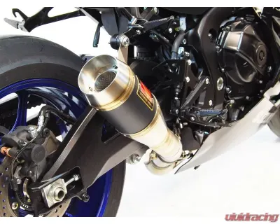 Competition Werkes Black Center GP Slip-On Exhaust Suzuki GSX-R1000 2017+ - WS1007-BC