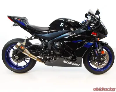 Competition Werkes Black Center GP Slip-On Exhaust Suzuki GSX-R1000 2017+ - WS1007-BC